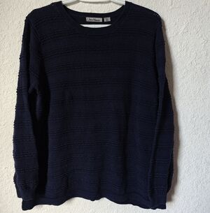 JASON MAXWEL Navy Sweater